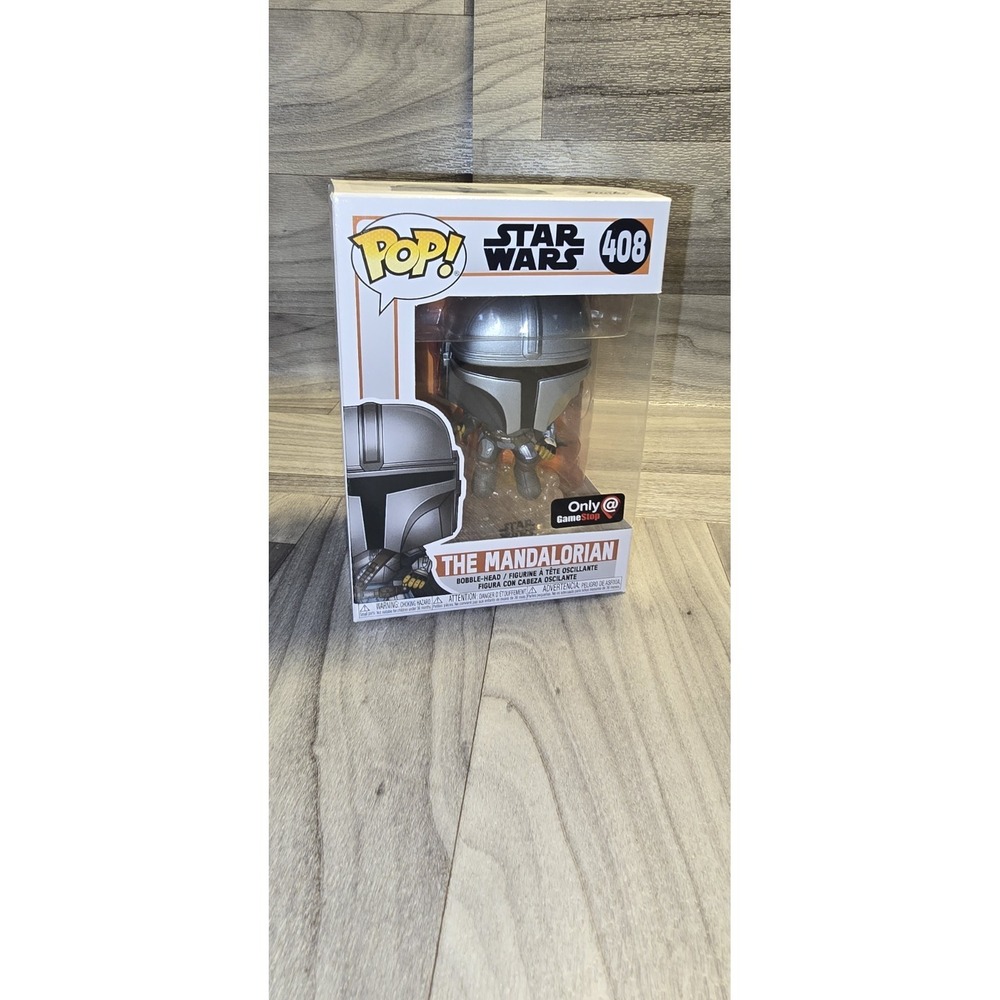 Funko Pop! Star Wars #408 The Mandalorian GameStop Exclusive Bobble-Head